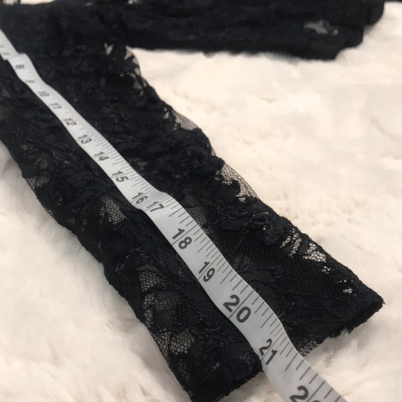 *Rare* Vintage Black Lace Open Back Corset Crop Top - Picture 11 of 15